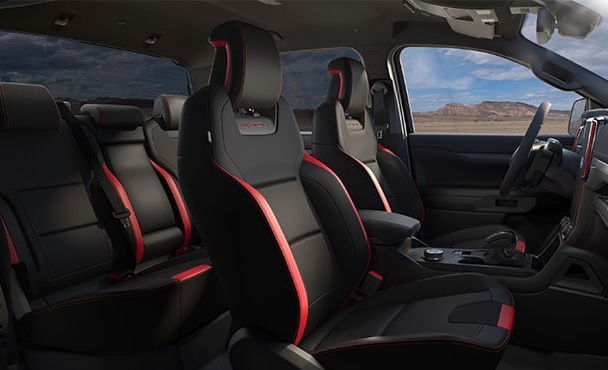 Nội thất ghế của Ford Ranger Raptor 2023 mới